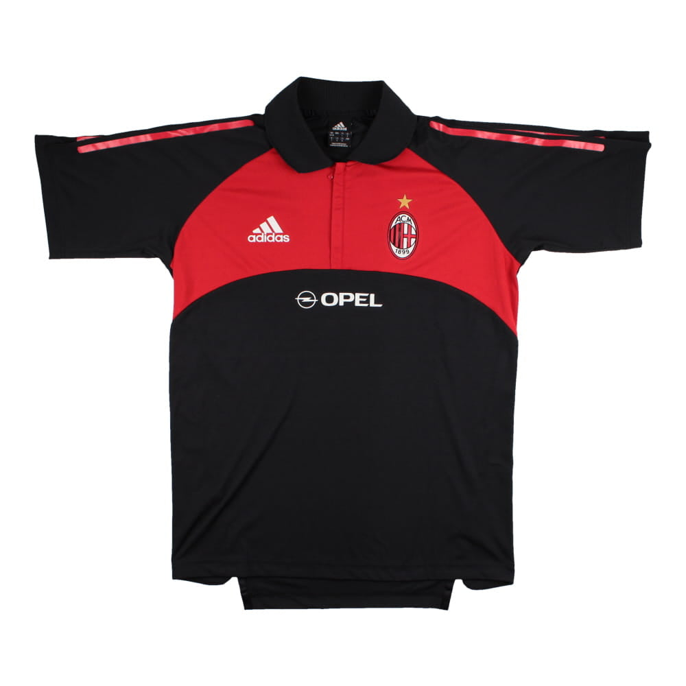 AC Milan 2005-06 Adidas Polo Shirt (S) (Fair)_0