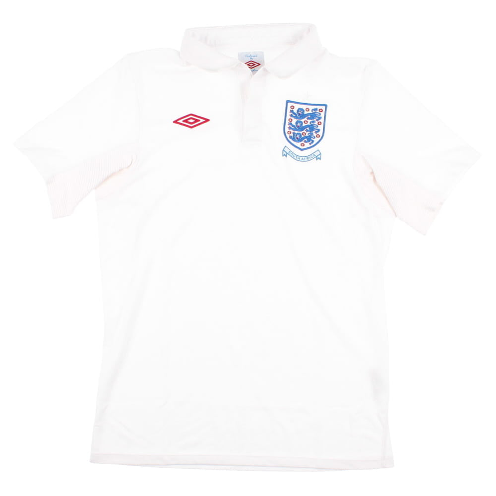 England 2009-10 Home Shirt (With South Africa Badge Detail) (Medium Boy) (Very Good)_0