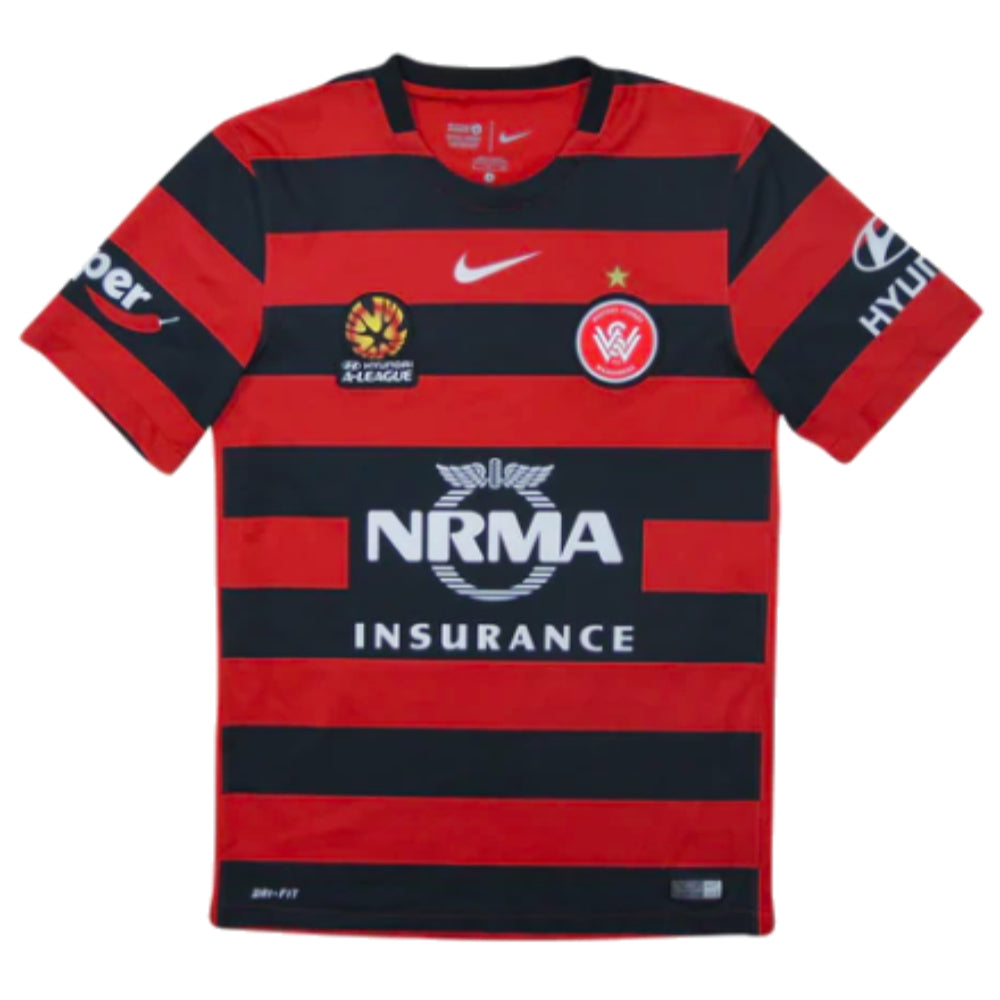 Western Sydney Wanderers 2015-16 Home Shirt (L) (Very Good)_0