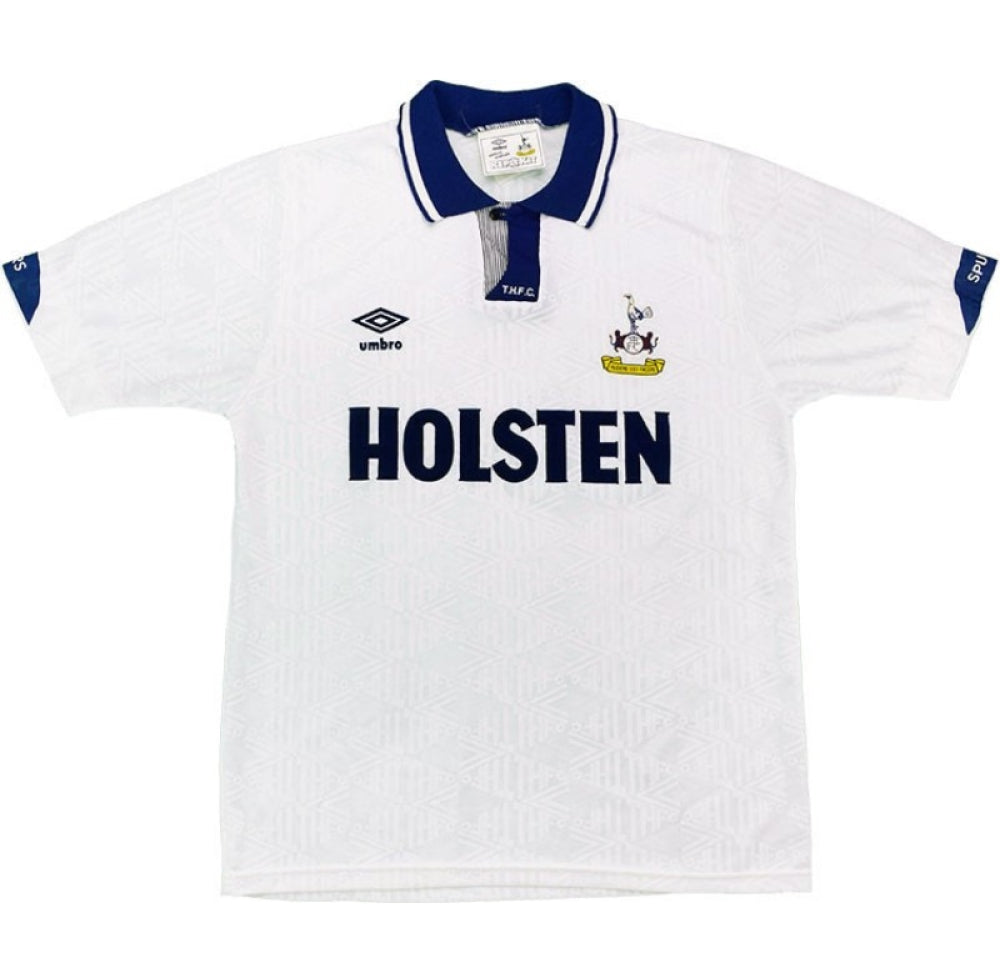 Tottenham Hotspur 1991-92 Home Shirt (L) (Excellent)_0