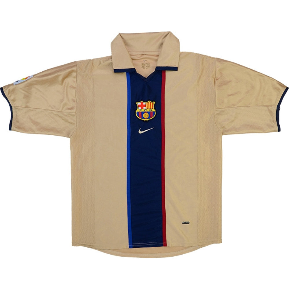 Barcelona 2001-02 Away Shirt (XL) (Excellent)_0