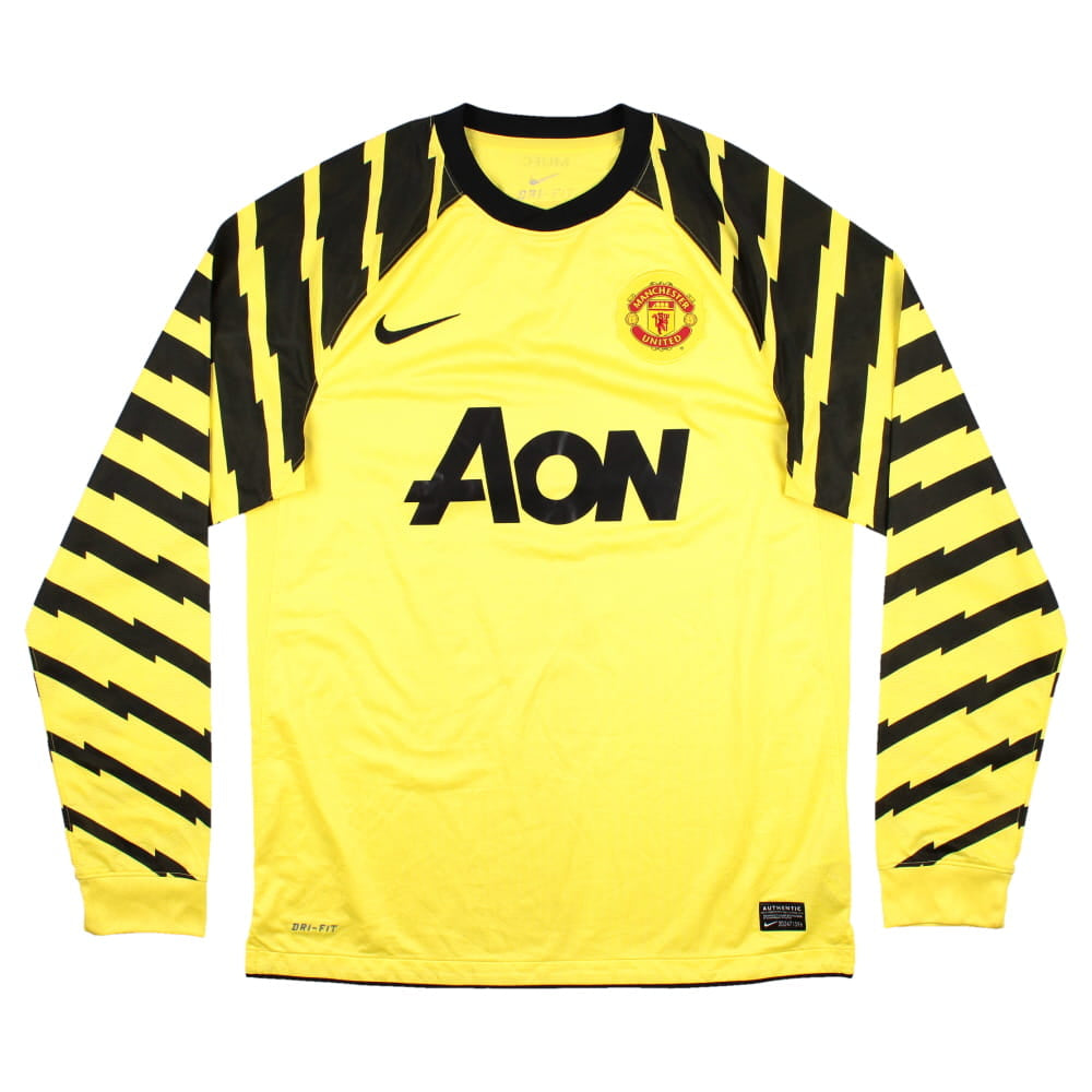 Manchester United 2010-11 Goalkeeper Long Sleeve Third Shirt (M) (Excellent)_0