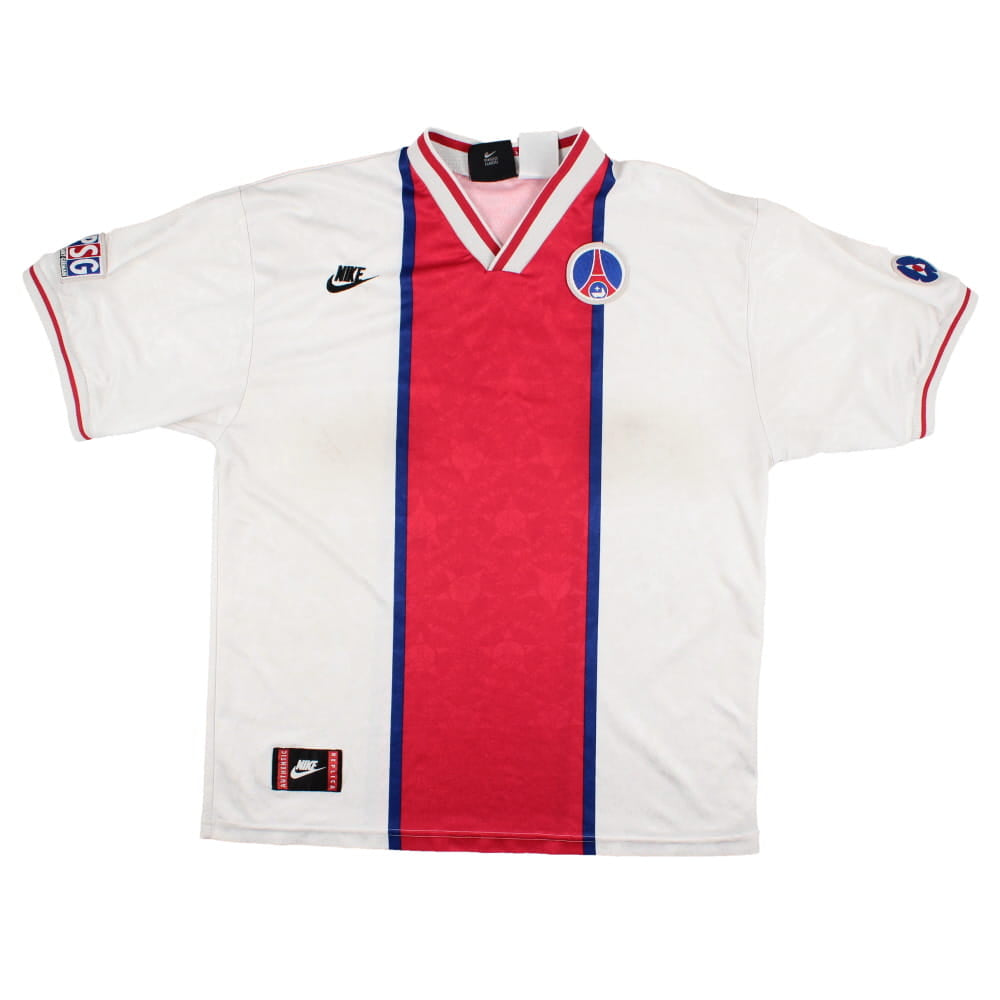 PSG 1995-96 Away Shirt (Sponsorless) (L) (Very Good)_0