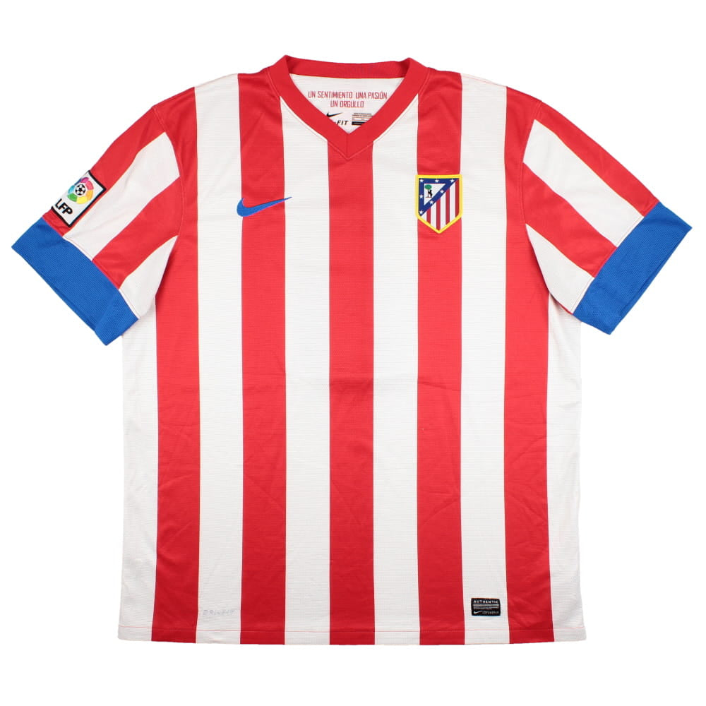 Atletico Madrid 2012-13 Home Shirt (Sponsorless) (XL) Falcao #9 (Excellent)_1