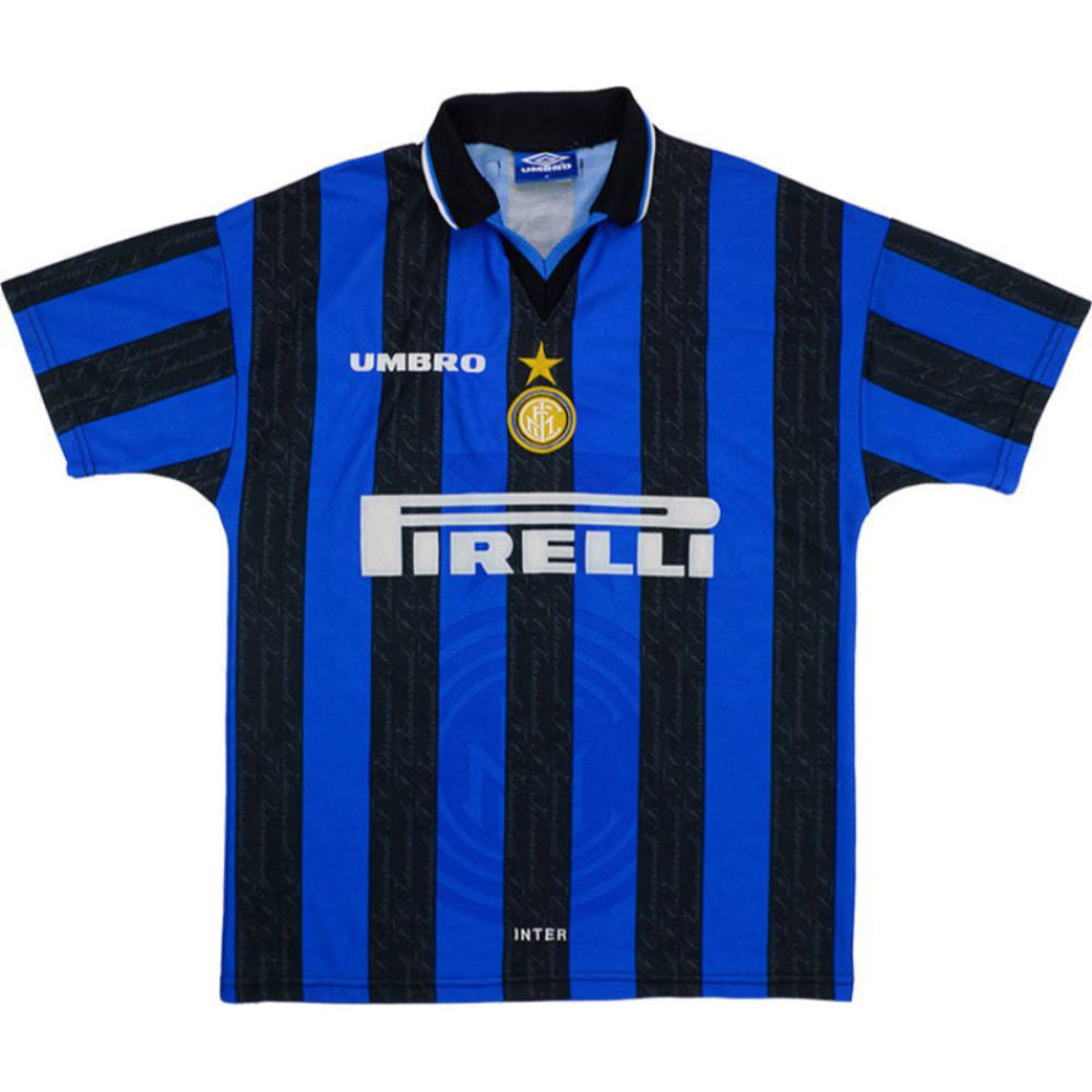 Inter Milan 1997-98 Home Shirt (M) (Excellent)_0