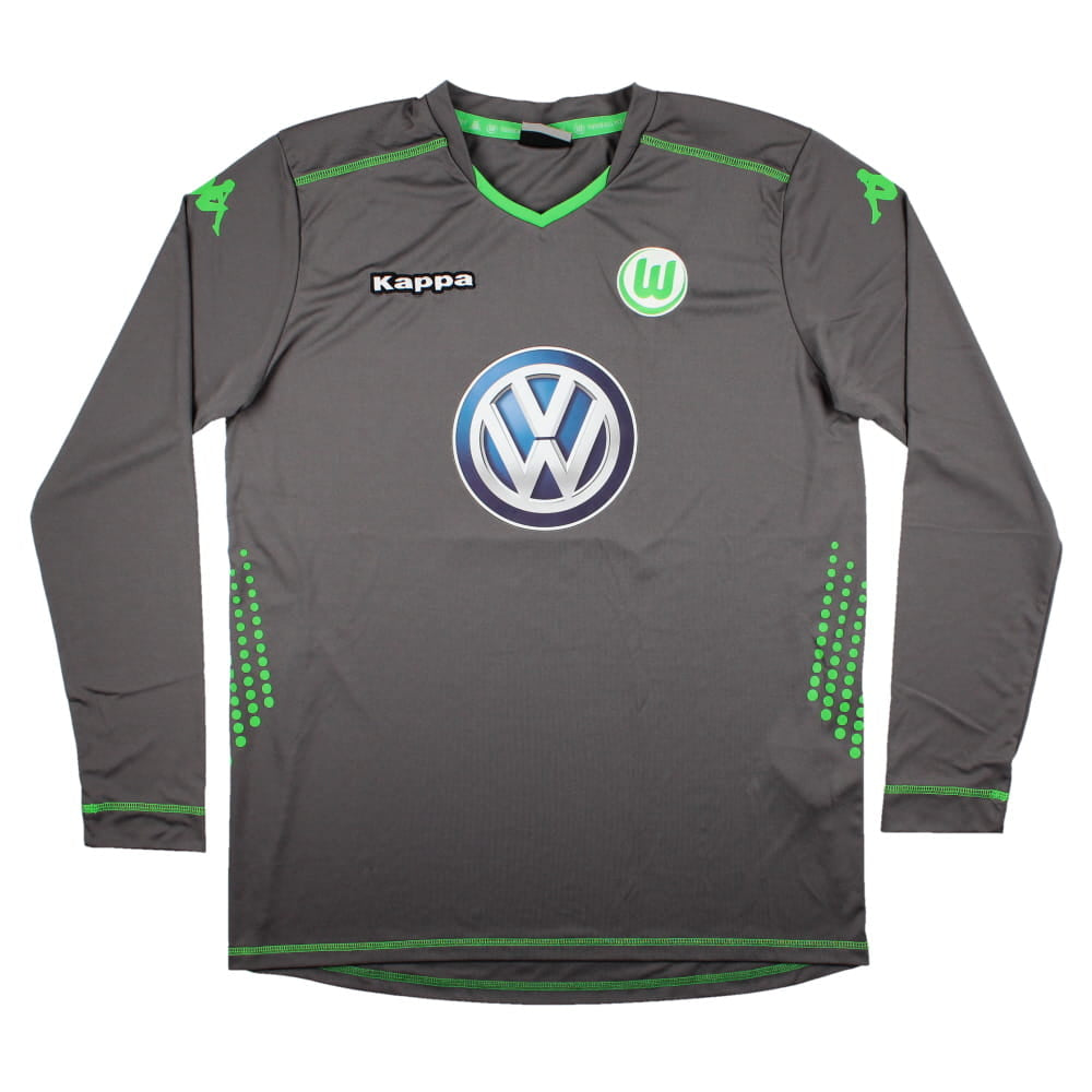 Wolfsburg 2014-16 Kappa Long Sleeve Training Top (L) (Excellent)_0