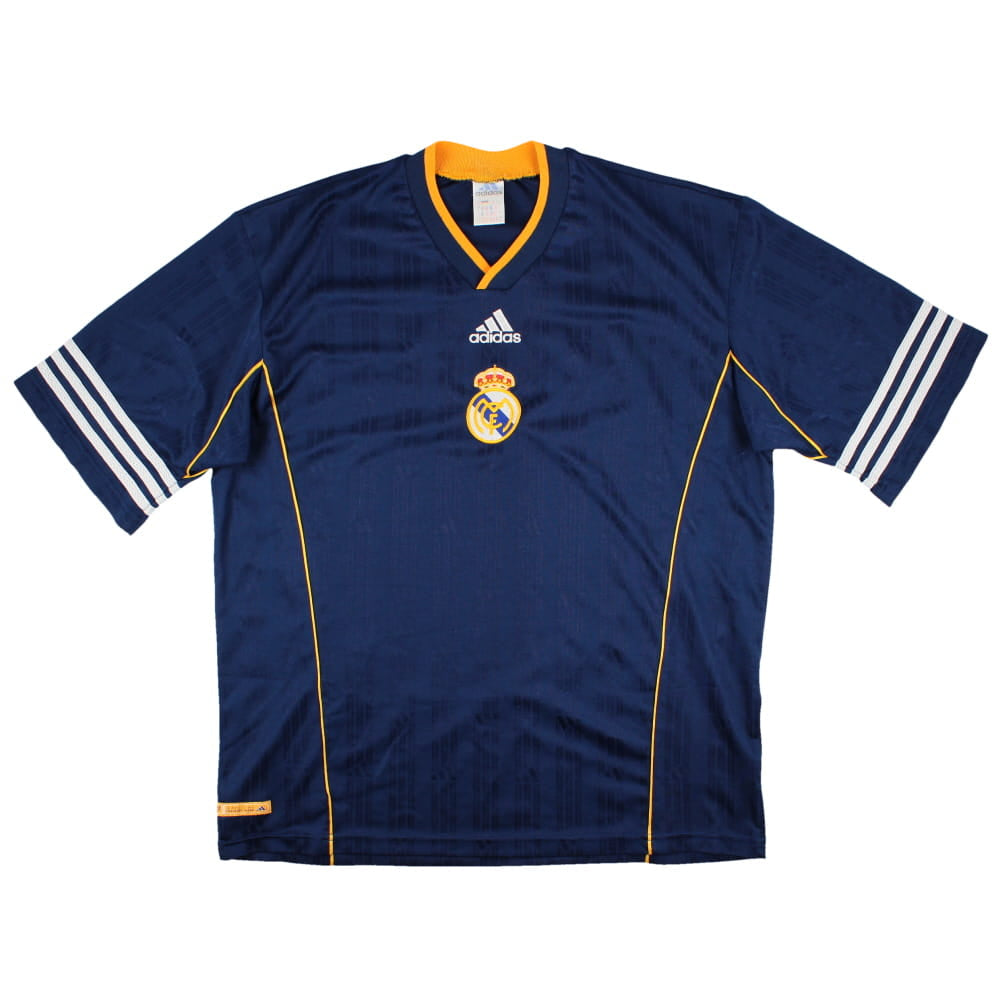 Real Madrid 1998-99 Adidas Training Shirt (L) (Excellent)_0