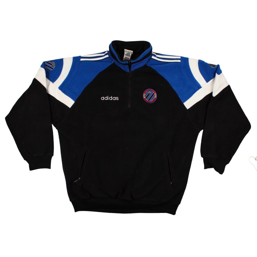 Club Brugges 1996-97 Adidas Fleece Jacket (M) (Excellent)_0