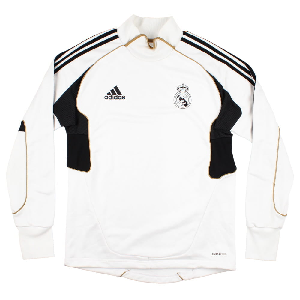 Real Madrid 2010-11 Adidas Long Sleeve Tracksuit Top (L) (Excellent)_0
