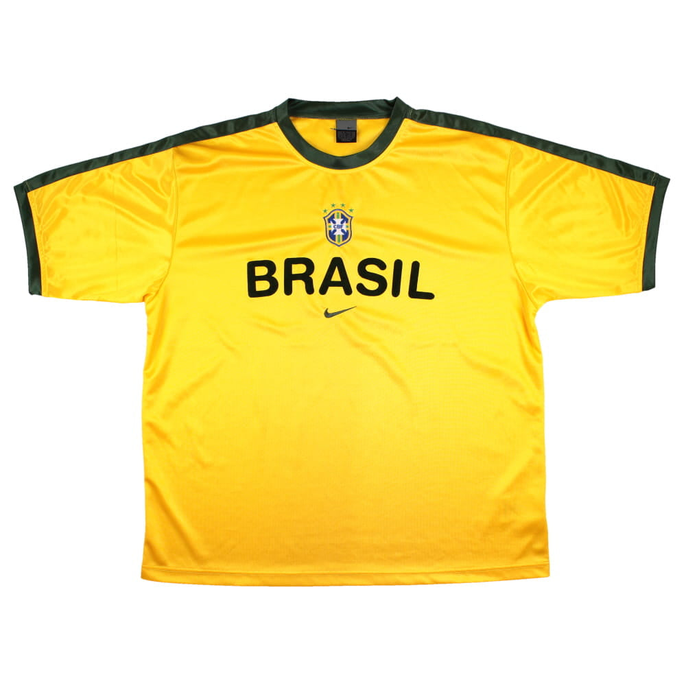 Brazil 1998-2000 Nike Training Shirt (XL) (Excellent)_0