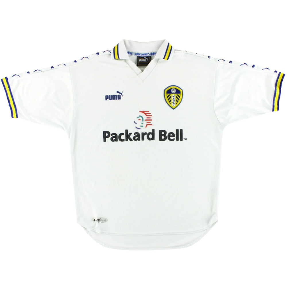 Leeds United 1998-2000 Home Shirt (L) (Excellent)_0