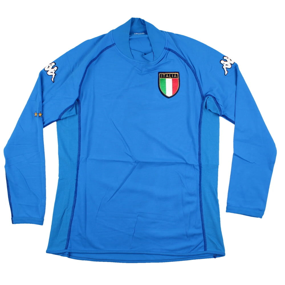 Italy 2002-2003 Home Long Sleeve Shirt (M) (Good)_0