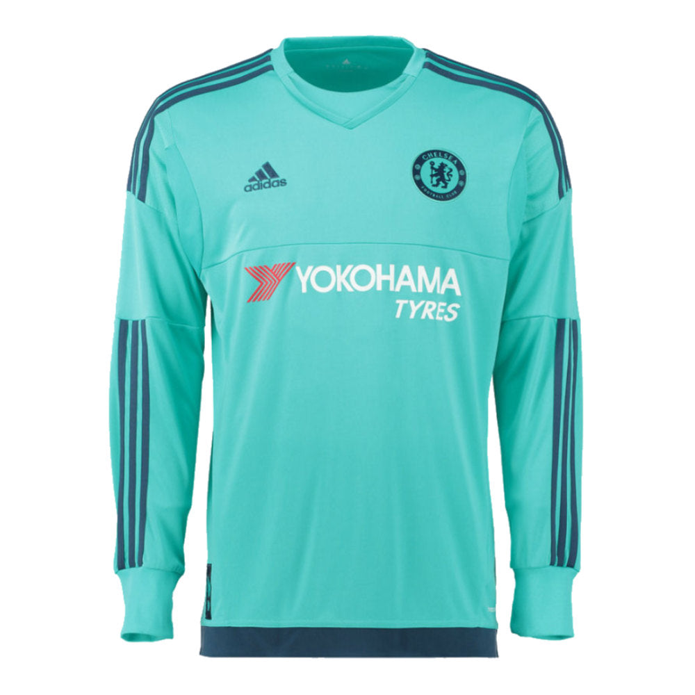 Chelsea 2015-16 Long Sleeve Goalkeeper Home Shirt (M) (Very Good)_0