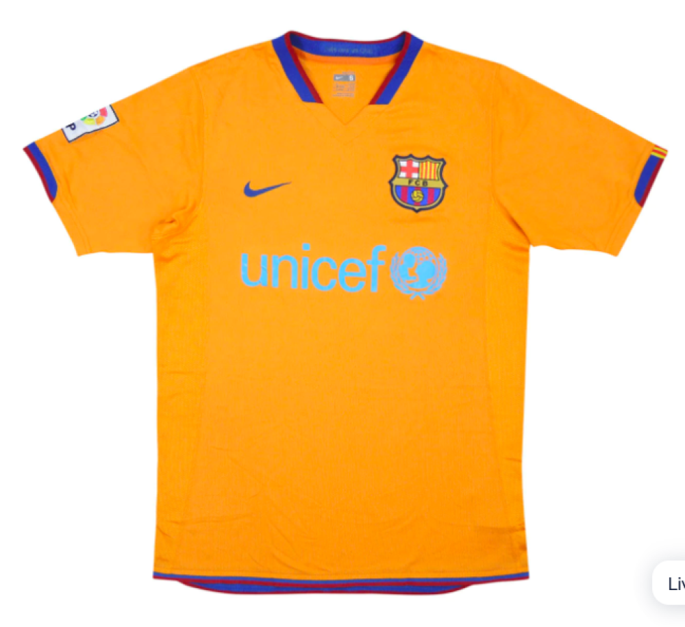 Barcelona 2006-07 Away Shirt (L) (Good)_0
