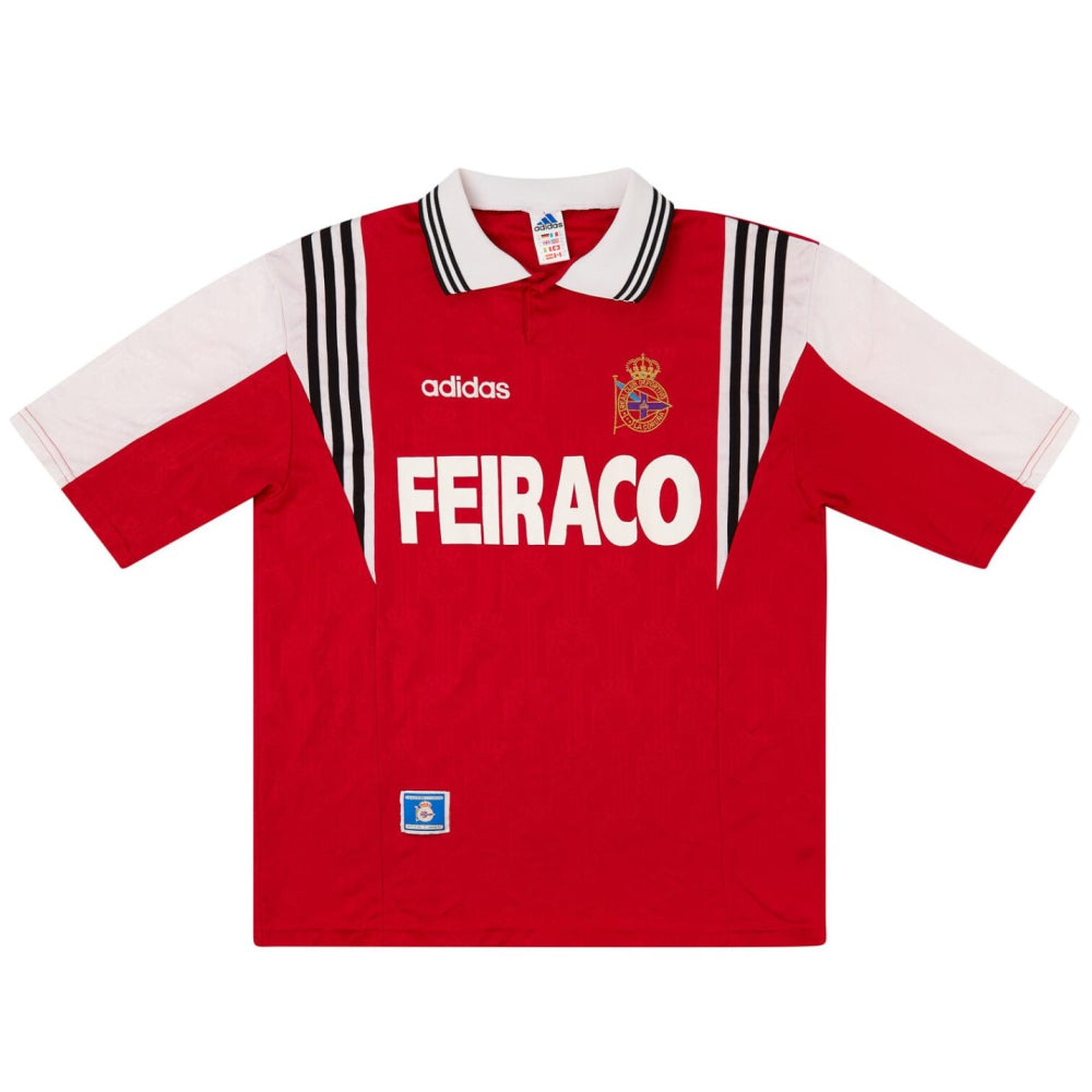 Deportivo La Corona 1997-98 Away Shirt (M) (Very Good)_0