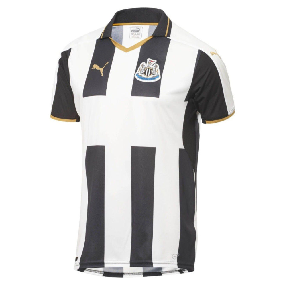 Newcastle United 2016-17 Sponsorless Home Shirt (M) (Excellent)_0