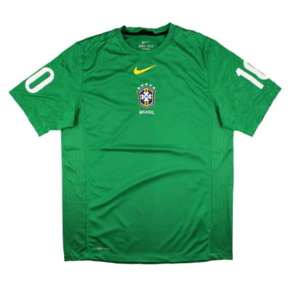 Brazil 2014-2015 Nike Training Shirt (S) (Mint)_0