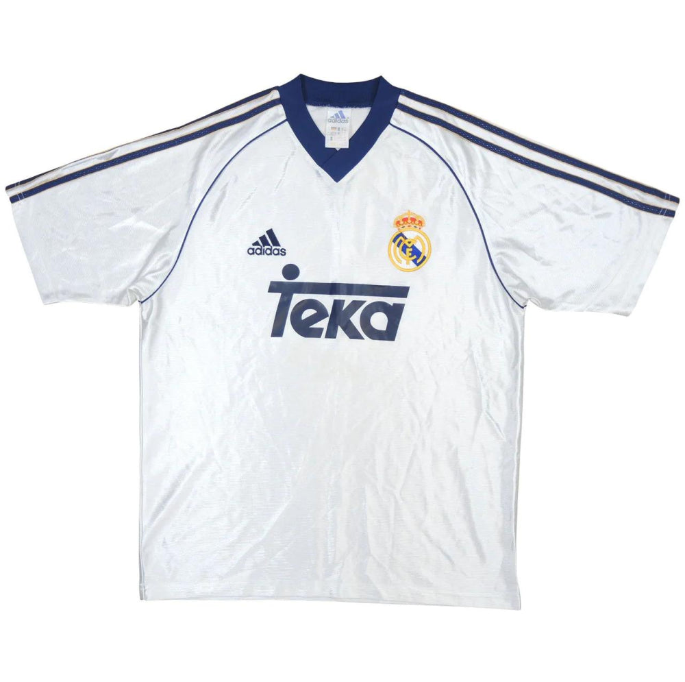 Real Madrid 1998-99 Basic Home Shirt (32-34) (Good)_0