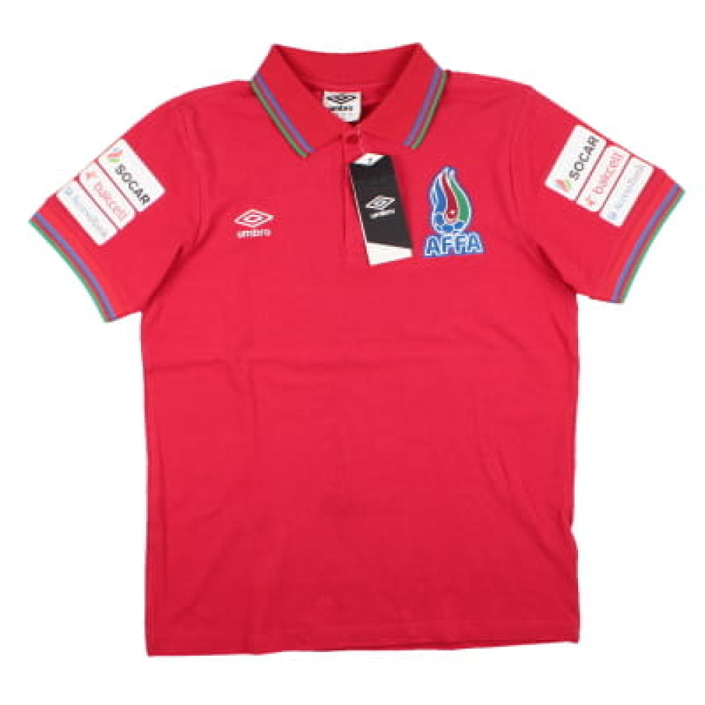 Azerbaijan 2014-16 Umbro Polo Shirt (S) (Good)_0