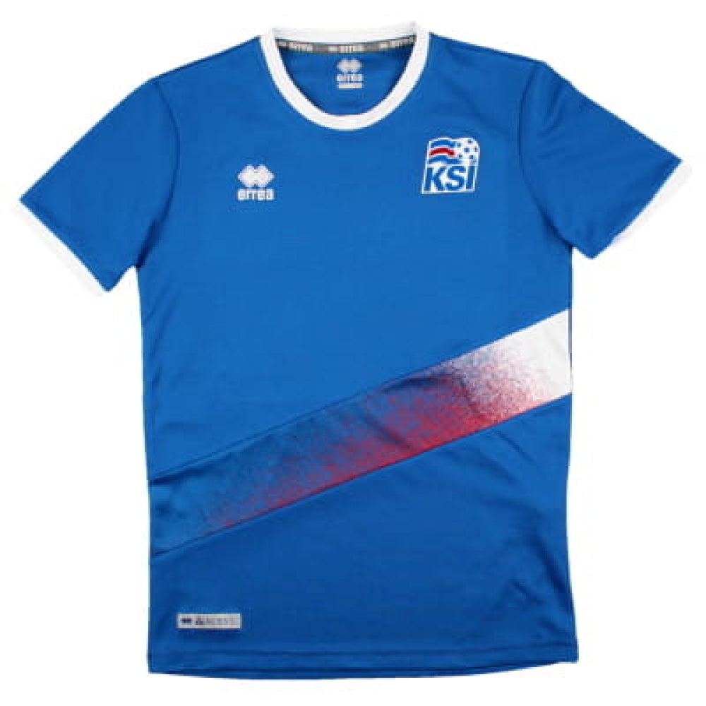 Iceland 2018-19 Errea Training Shirt (XS) (Excellent)_0