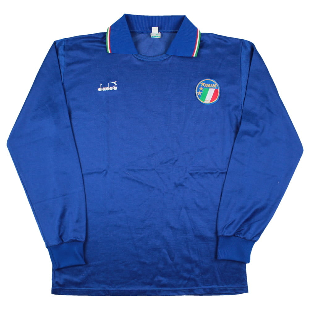 Italy 1988-1990 Home Long Sleeve Shirt (XL) (Excellent)_0