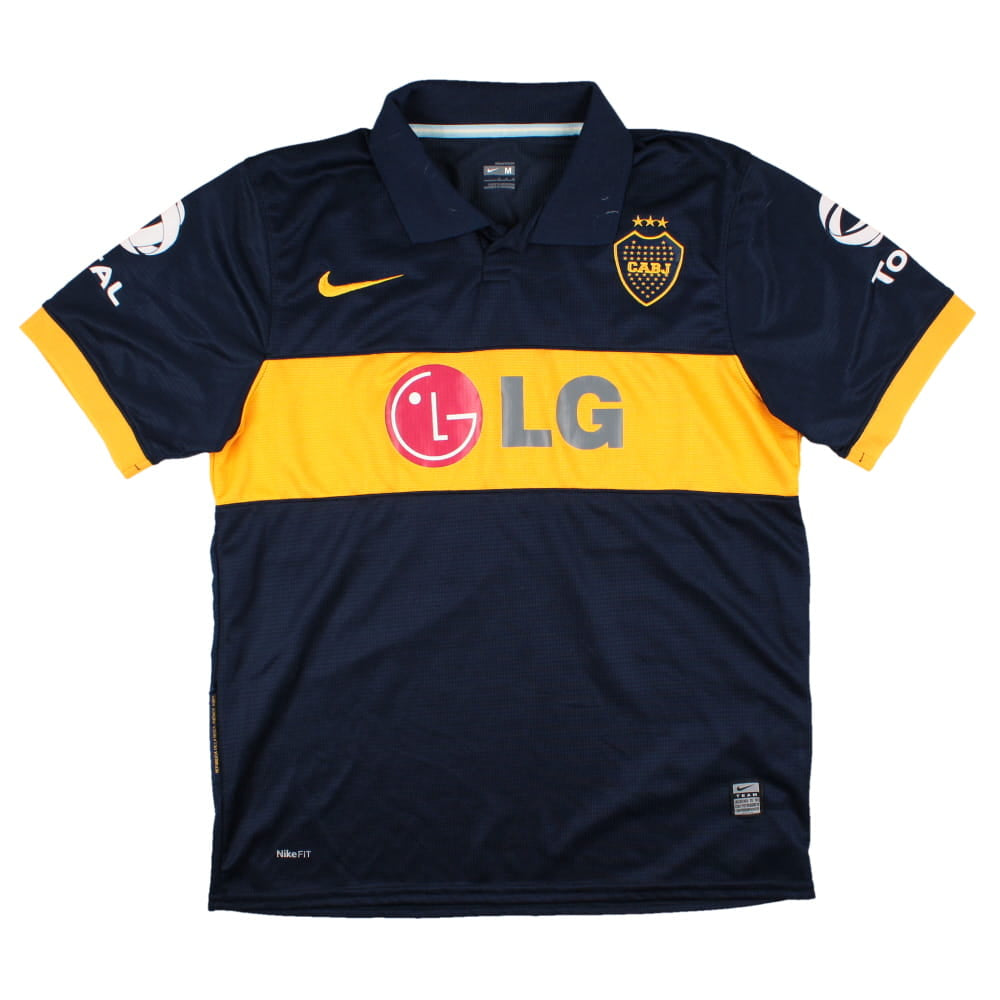 Boca Juniors 2009-10 Home Shirt (M) (Excellent)_0