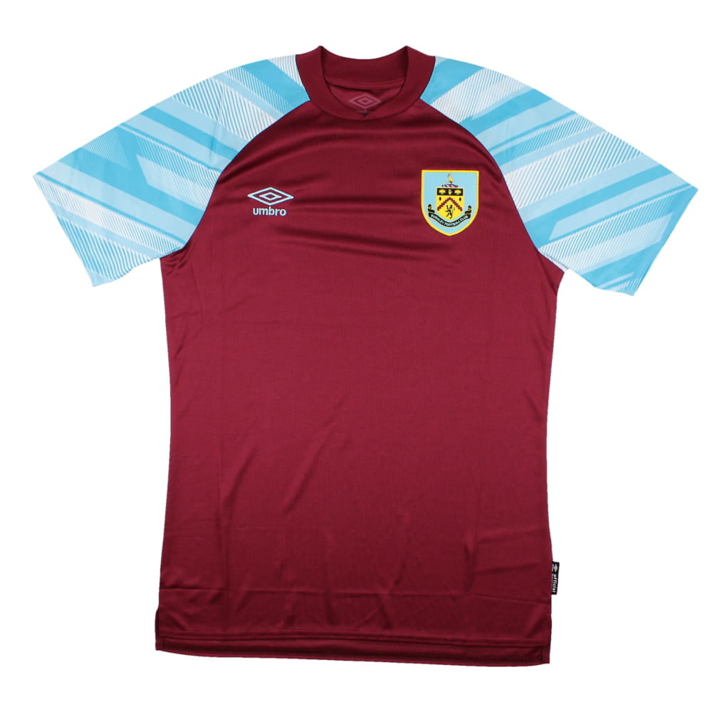 Burnley 2021-22 Home Shirt (Sponsorless) (XL) (Mint)_0
