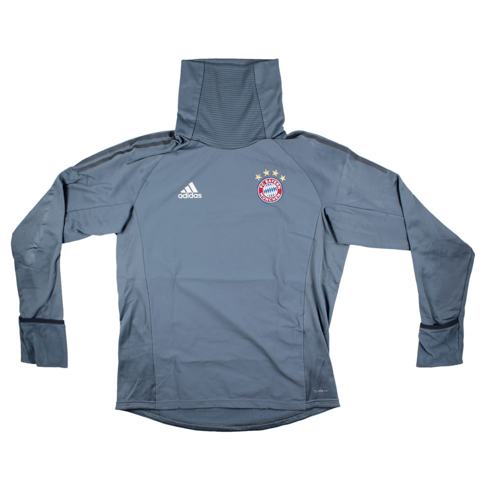 Bayern Munich 2010-11 Long Sleeve Adidas Training Top With Snood (M) (Excellent)_0