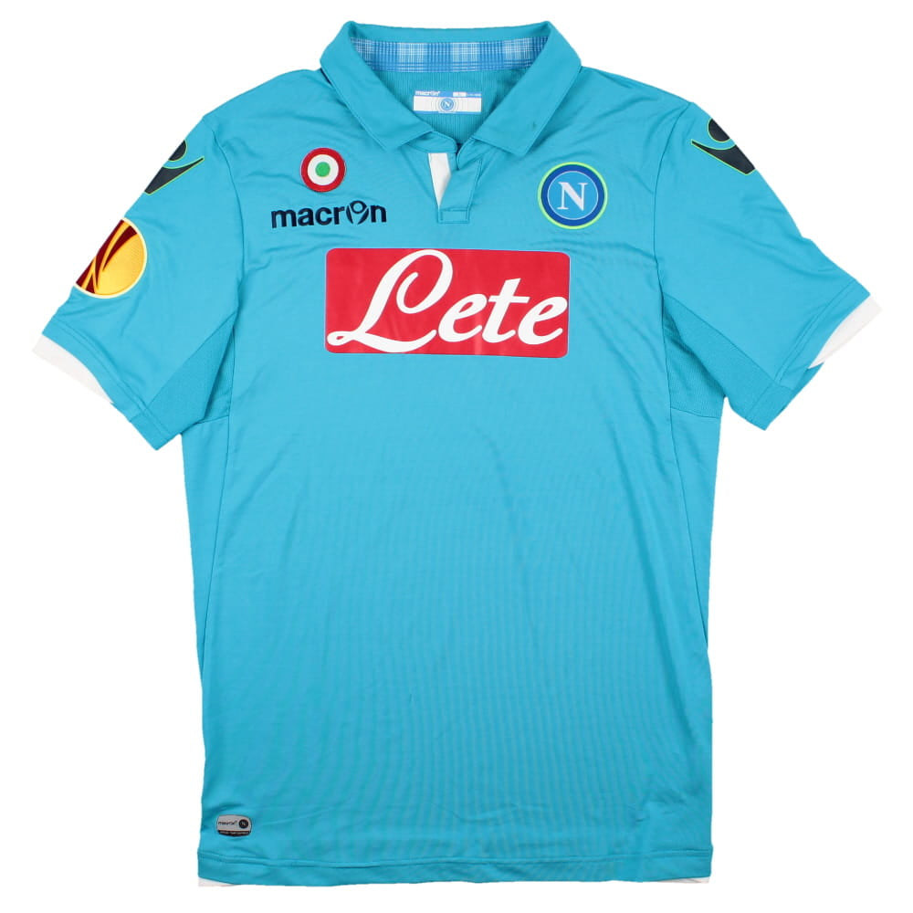 Napoli 2014-15 European Home Shirt (XL) (Excellent)_0