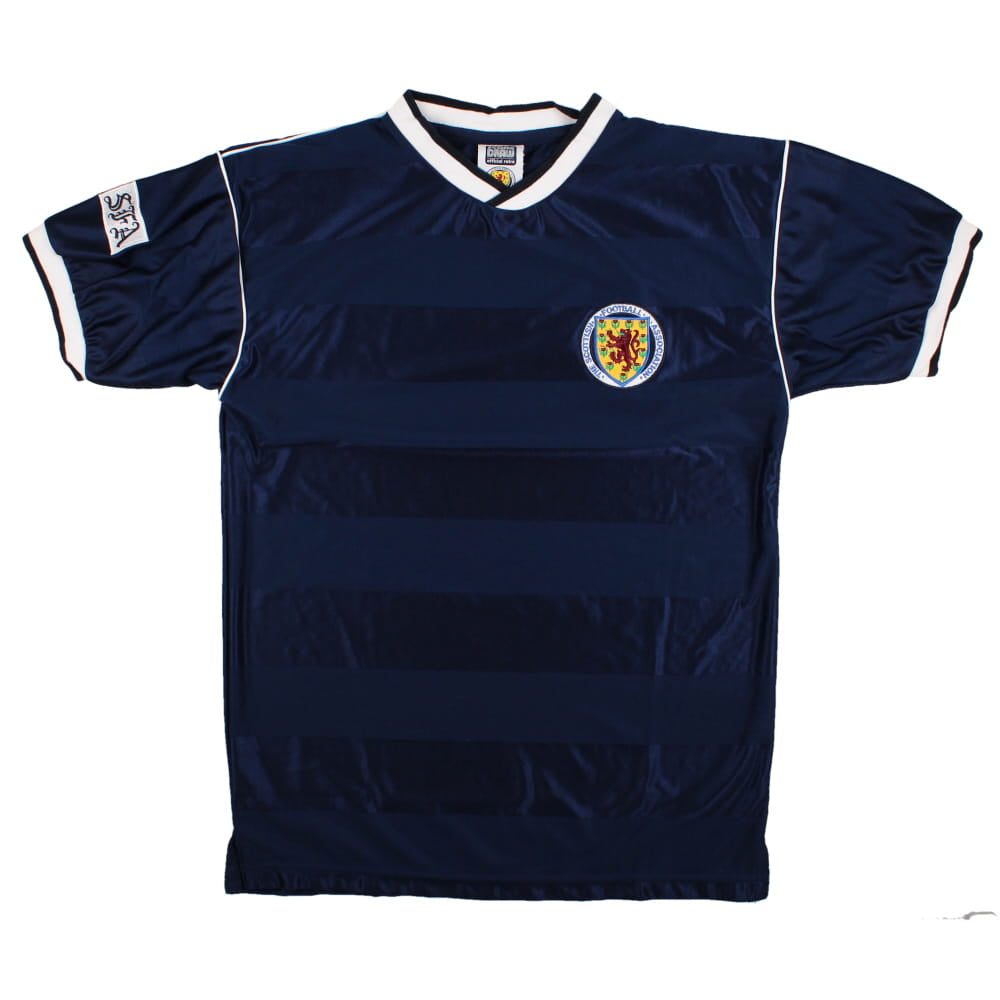 Scotland 1986-88 Score Draw Retro Home Shirt (M) (Excellent)_0