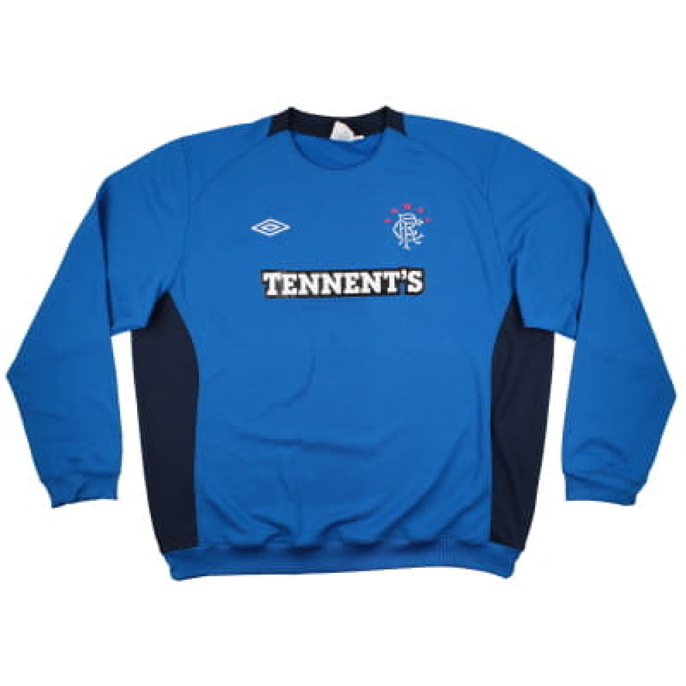 Rangers 2010-11 Long Sleeve Umbro Training Shirt (4XL) (Excellent)_0