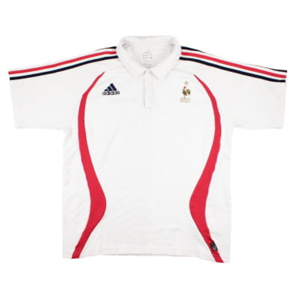 France 2006-07 Adidas Polo Shirt (L) (Good)_0