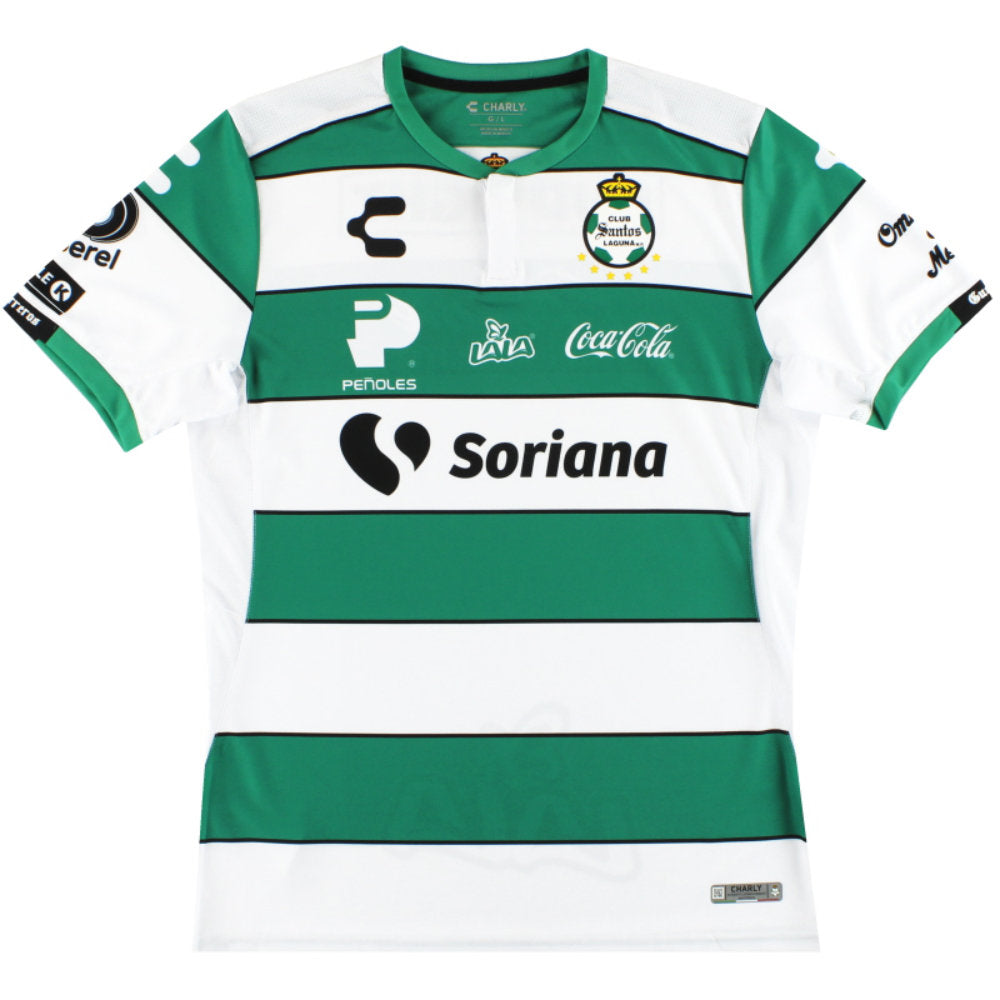 Santos Laguna 2019-20 Home Shirt (M) (Excellent)_0