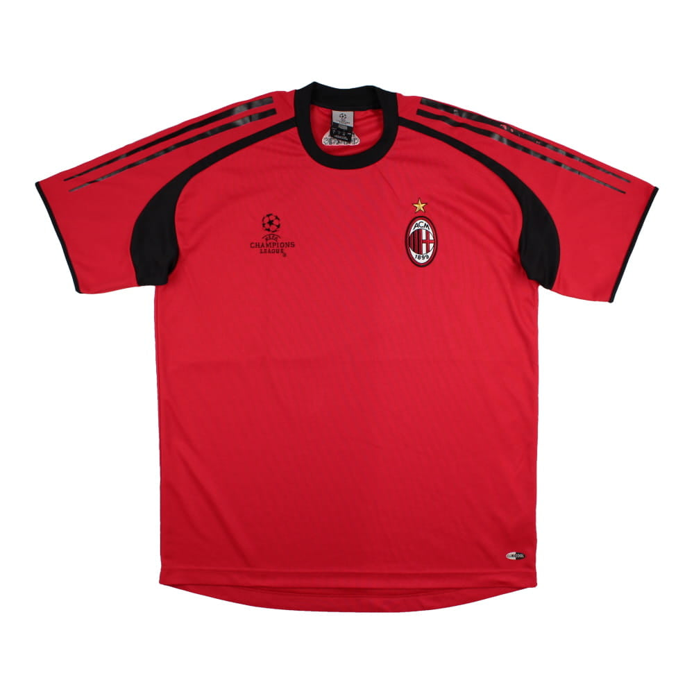 AC Milan 2004-05 Adidas Champions League Training Shirt (L) (Very Good)_0
