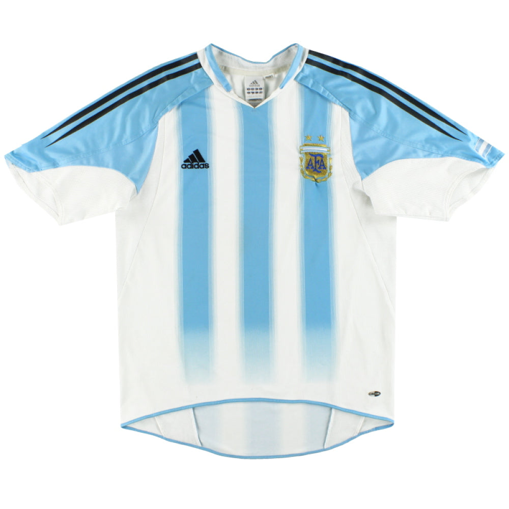 Maillot D'entraînement Argentine 2004/05 - Adidas Bleu, Taille L (occasion Homme)