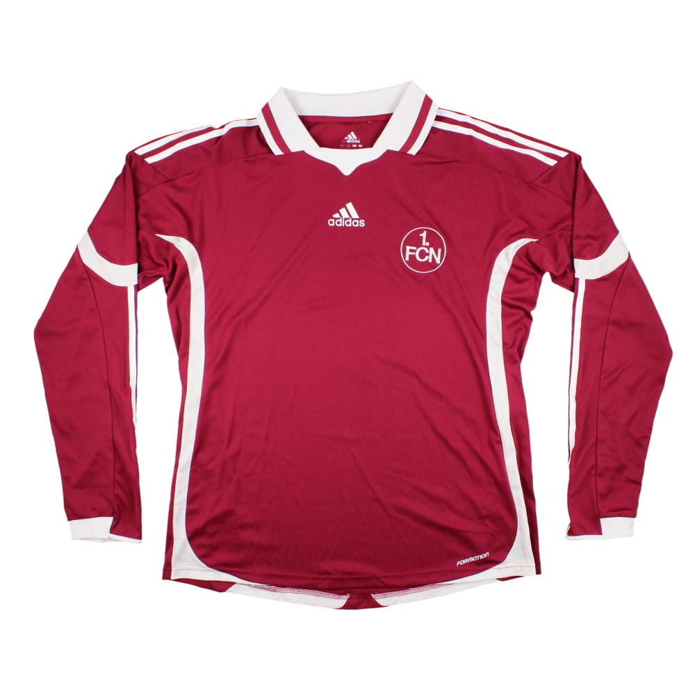 Nurnberg 2009-11 Long Sleeve Home Shirt (Sponsorless) (L) (Excellent)_0