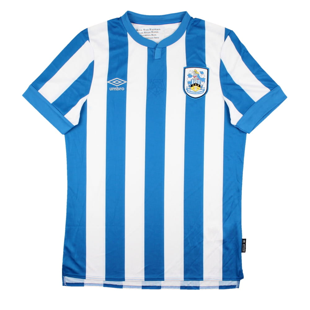 Huddersfield 2021-22 Home Shirt (Sponsorless) (M) (Mint)_0