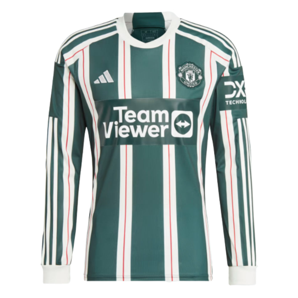 Manchester United 2023-2024 Long Sleeve Away Shirt (M) (Good)_0