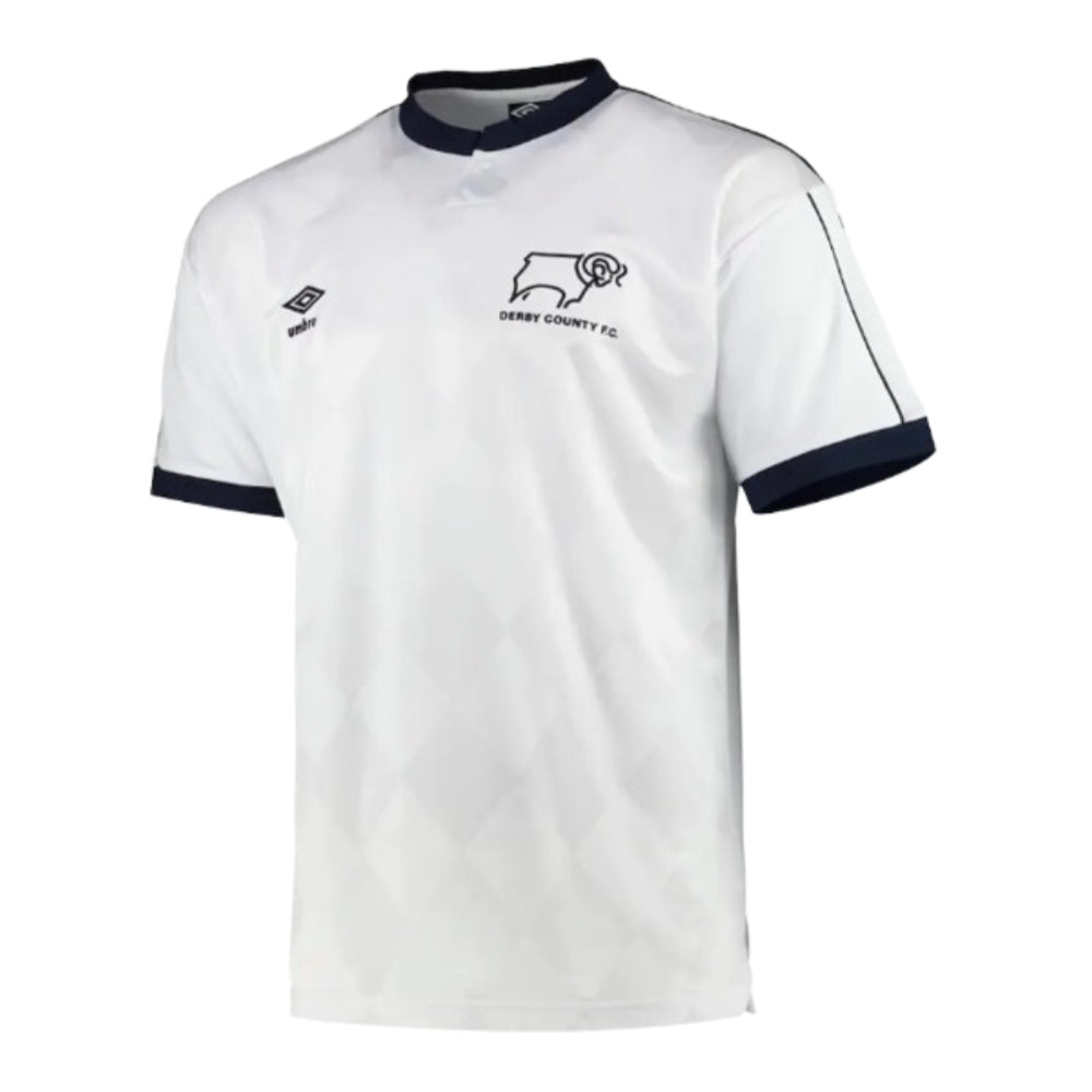 Derby County 1988 Retro Umbro Home Shirt (XL) (Excellent)_0