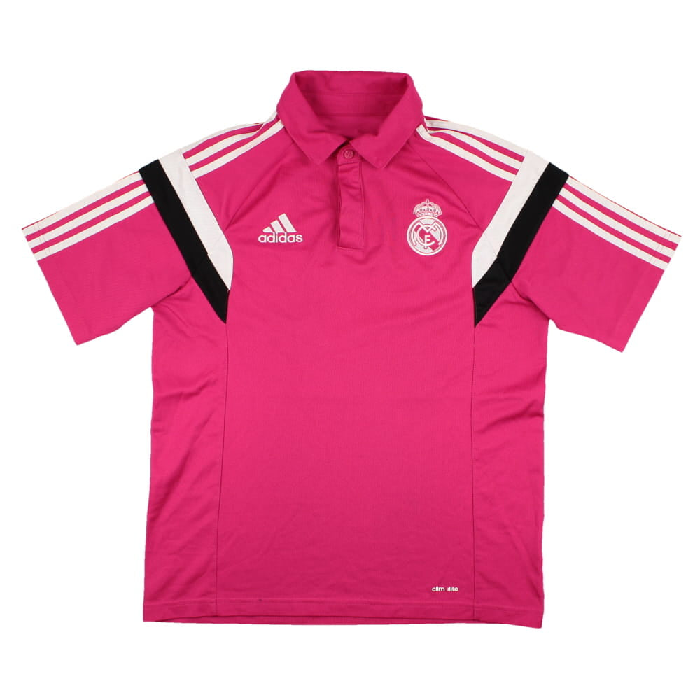 Real Madrid 2014-15 Adidas Polo Shirt (M) (Very Good)_0