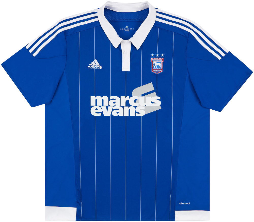 2015-16 Ipswich Adidas Home Football Shirt (LB) (Excellent)_0