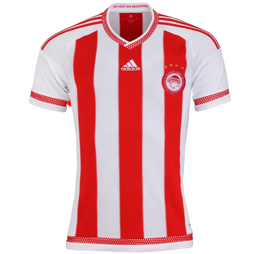 2015-16 Olympiakos Adidas Home Football Shirt (M) (Good)_0