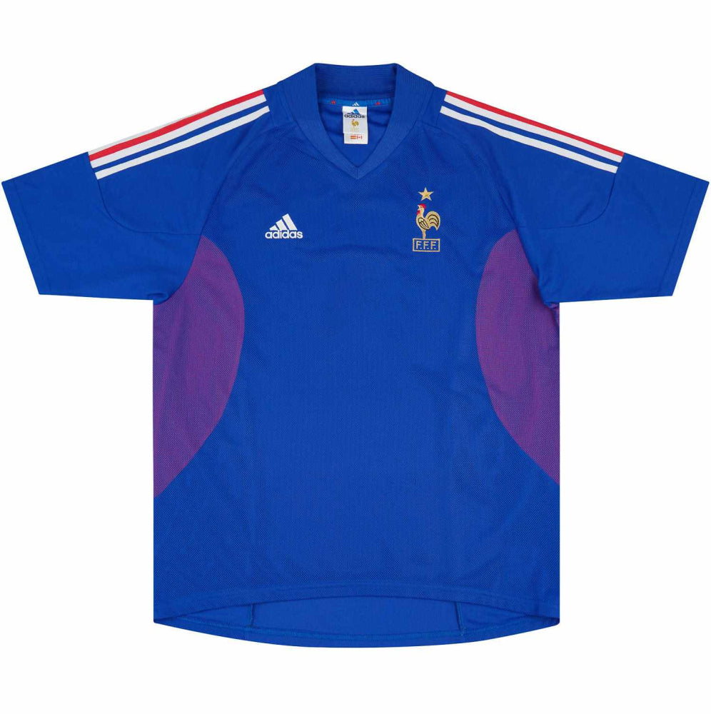 France 2002-2004 Home Shirt (XL) (Excellent)_0