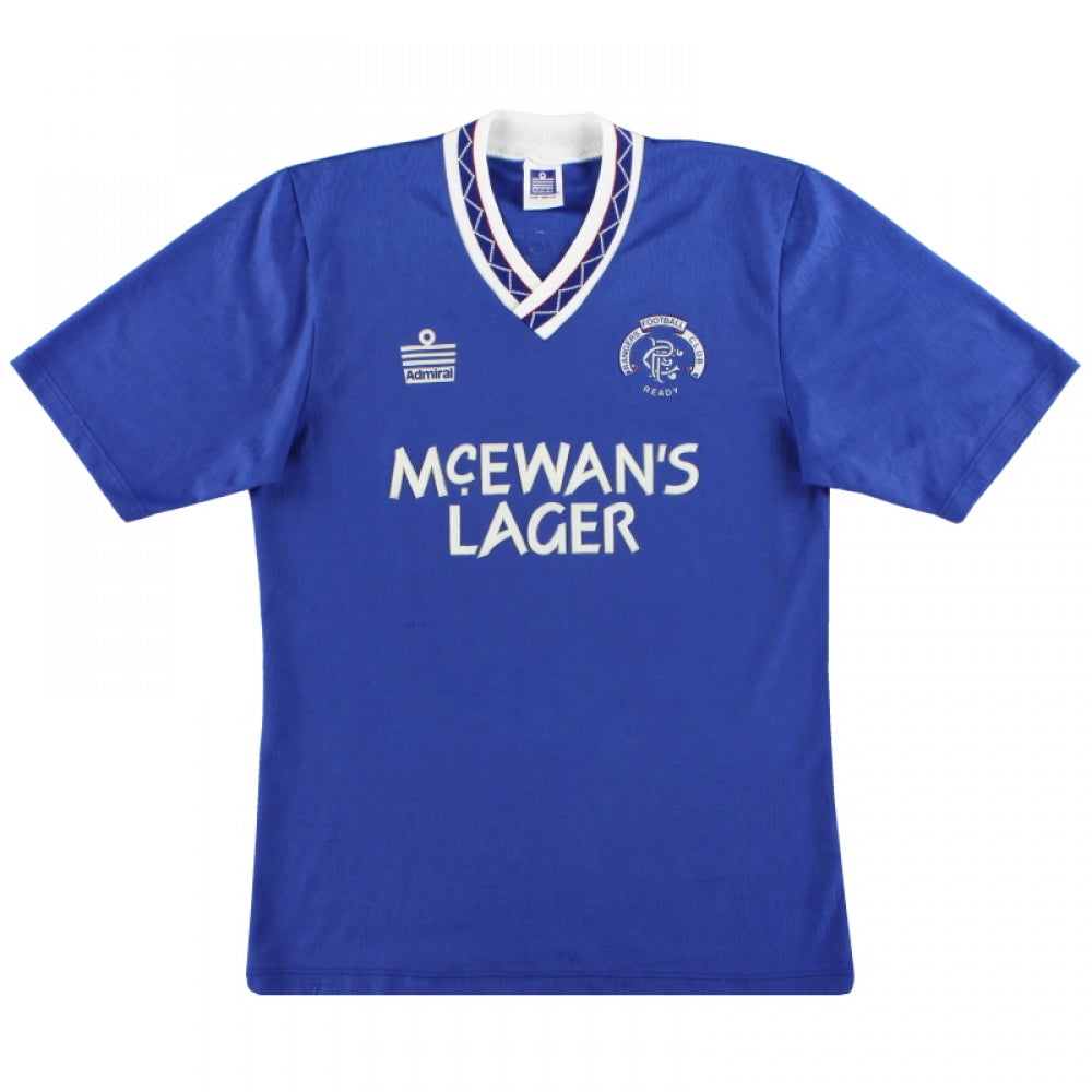 Rangers 1990-1992 Home Shirt (M) (Very Good)