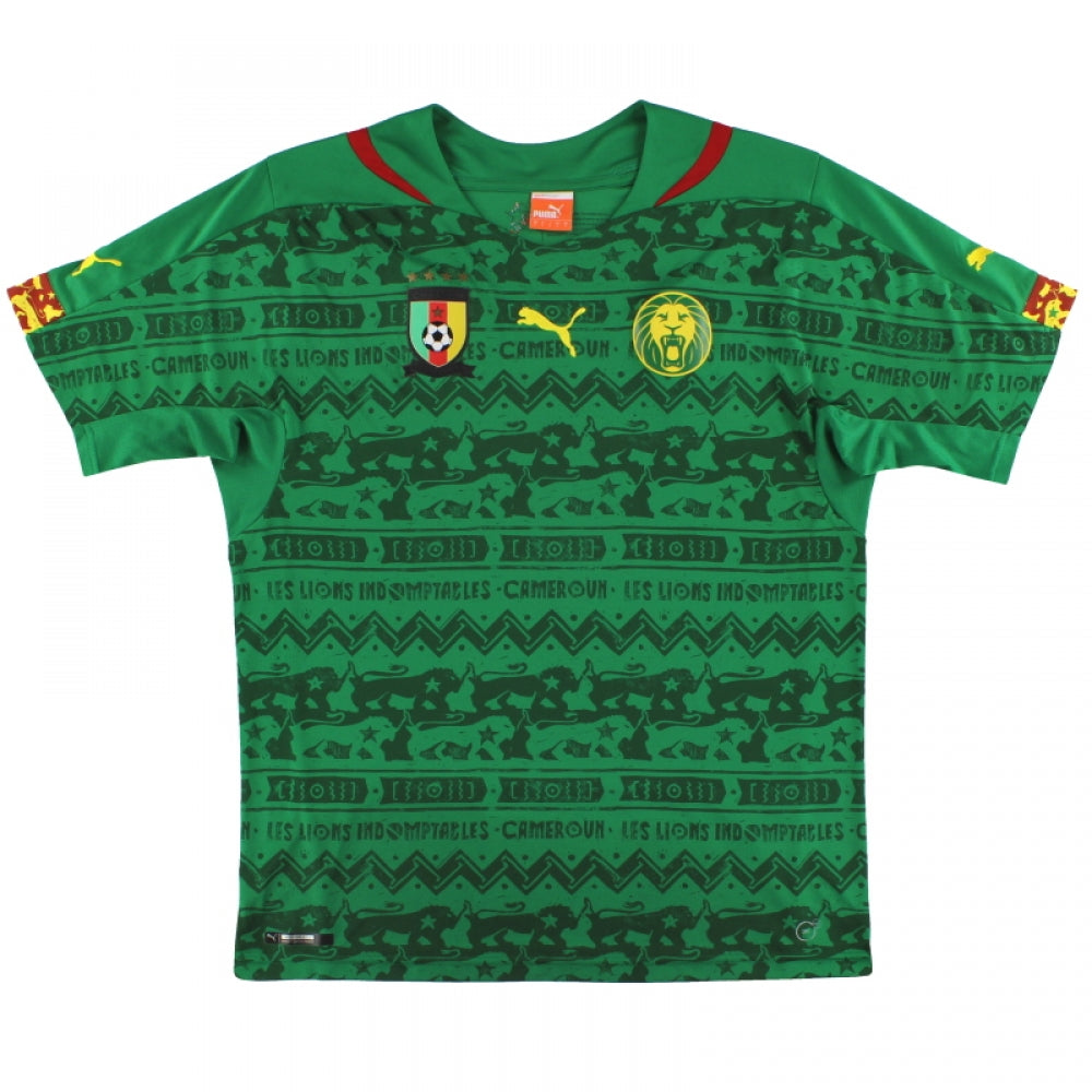 Cameroon 2014-15 Home Shirt (Mint)