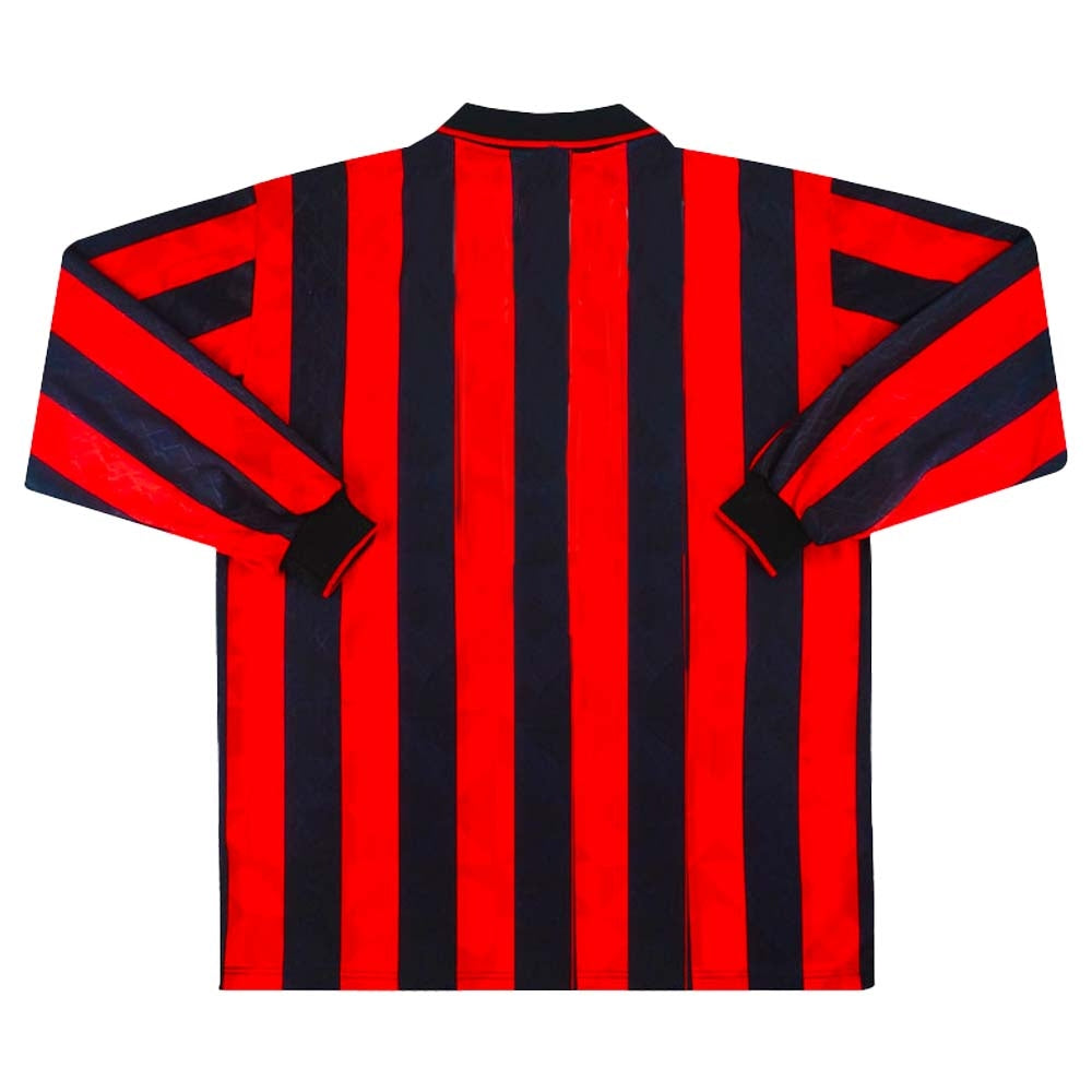 AC Milan 1995 Home Long-Sleeved Shirt ((Very Good) L)_0