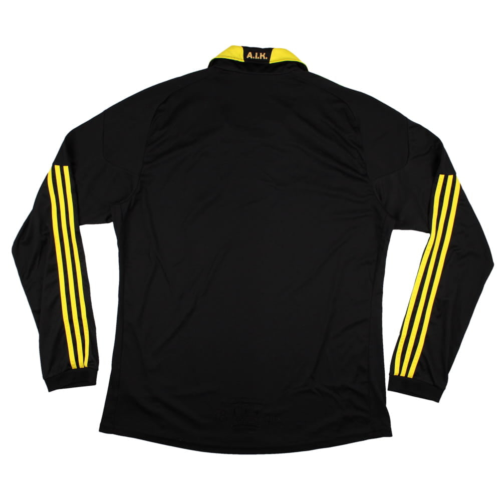 AIK 2010-11 Long Sleeve Home Shirt (XL) (Excellent)_0