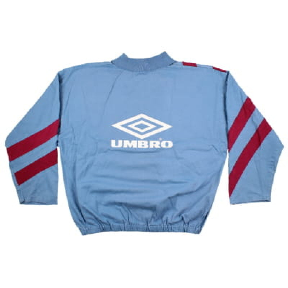 Aston Villa 1992-93 Umbro Training Drill Top (L) (Very Good)_1