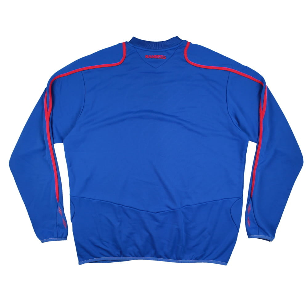 Rangers 2008-09 Long Sleeve Umbro Training Shirt (XXL) (Excellent)_1