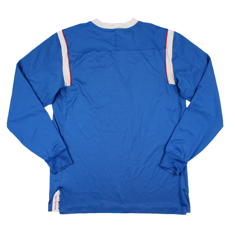 Rangers 2011-12 Home Long Sleeve Shirt (Sponsorless) (S) (Good)_1